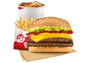 Dbl Amazing Aloha Champ Jr Fries & Drink

