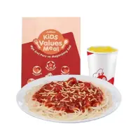 Jolly Spaghetti w/ Drink Kids Values Meal

